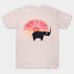 Rhino Sunset T-Shirt